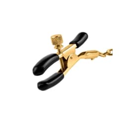 Fetish Fantasy Gold Nipple Chain Clamps, image 3