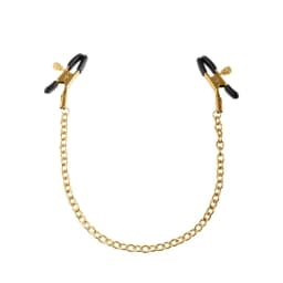 Fetish Fantasy Gold Nipple Chain Clamps, image 4