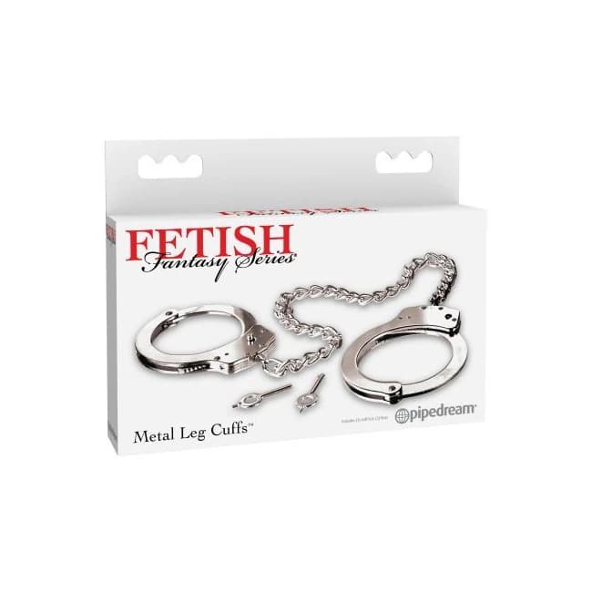 Fetish Fantasy Metal Leg Cuffs - Image 1