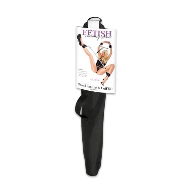 Fetish Fantasy Spread Em Bar & Cuffs Set - Image 1