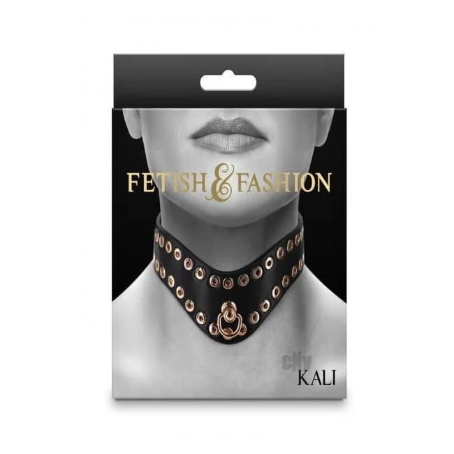 Fetish Fashion Kali Collar Blk/gld - Image 1