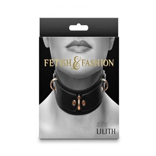 Fetish Fashion Lillith Coller Blk/gld - Image 1
