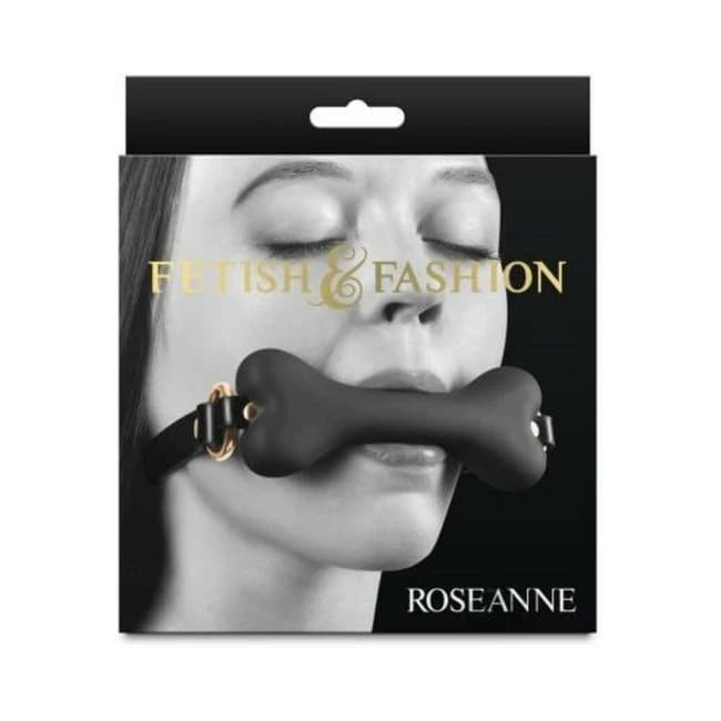 Fetish & Fashion Roseanne Bone Gag Black - Image 1