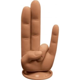 Finger Fest Dildo the Shocker Tan, image 1