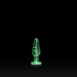 Firefly Glass Tapered Plug Small Clear, image 1