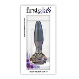 First Glass Rain Butt Plug, image 3