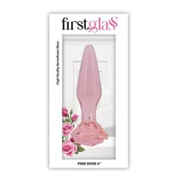 First Glass Rose Butt Plug, image 3