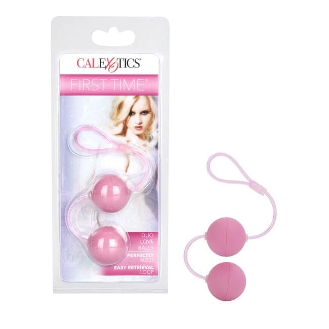 FIRST TIME LOVE BALLS DUO LOVERS PINK  - Image 1