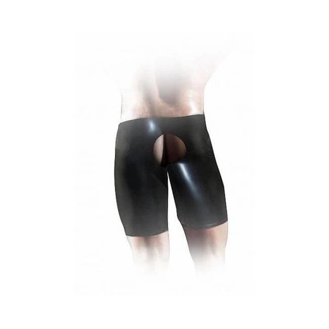 Fist-it Latex Unisex Fisting Short - Black - L/xl - Image 1