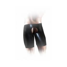 Fist-It Latex Unisex Fisting Short - Black - L/XL, image 1