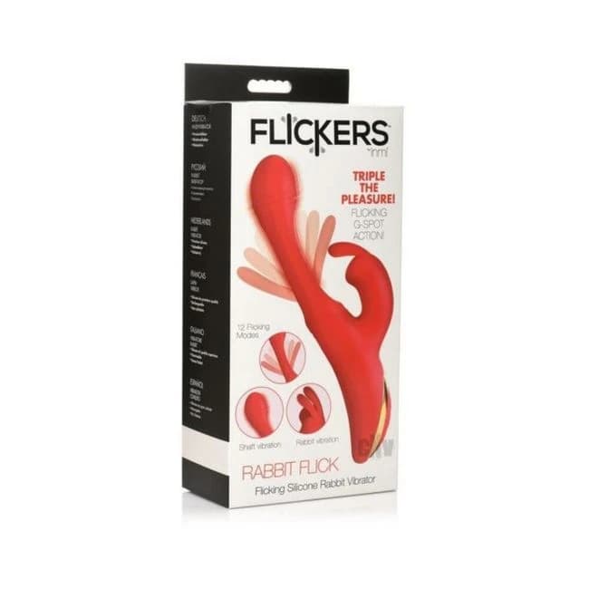 Flicking Silicone Rabbit Vibrator - Image 1