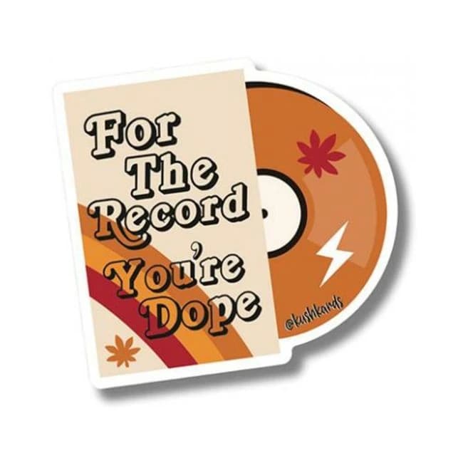 For the Record Sticker - Pack of 3 - Image 1