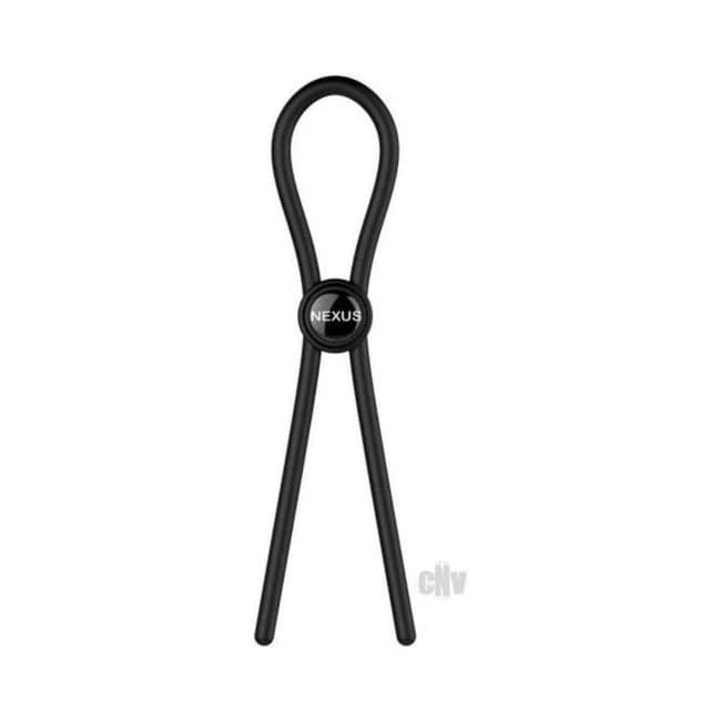 Forge Single Lasso Cock Ring Black - Image 1