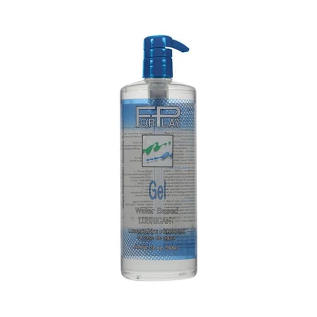 Forplay Gel Blue Lubricant Pump Bottle 32oz - Image 1