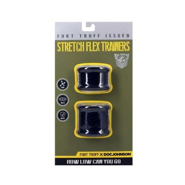 Fort Troff Stretch Flex Trainers Black - Image 1