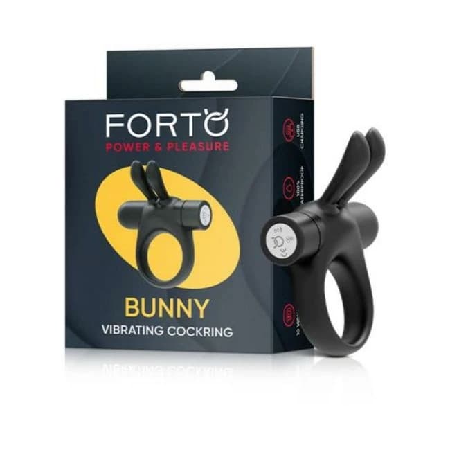 Forto Bunny Vibrating Cockring - Image 1