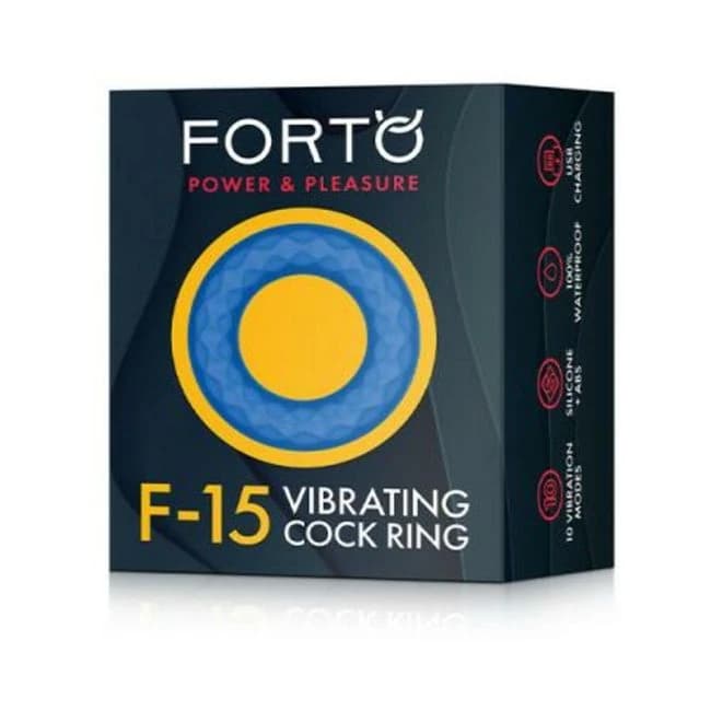 Forto F-15: Silicone Vibrating Cock Ring - Image 1