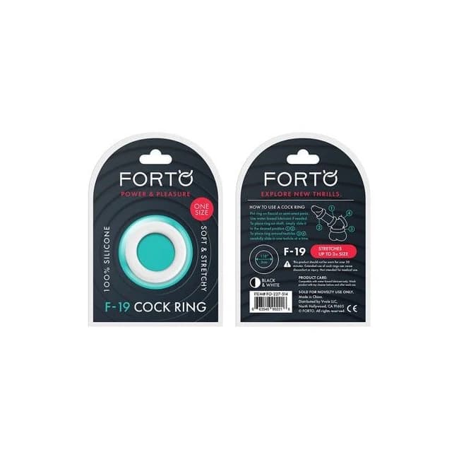 Forto F-19 C-ring White/black - Image 1
