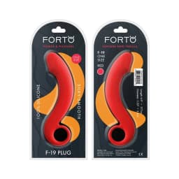 Forto F-19: Silicone Curve Prostate Plug, image 3