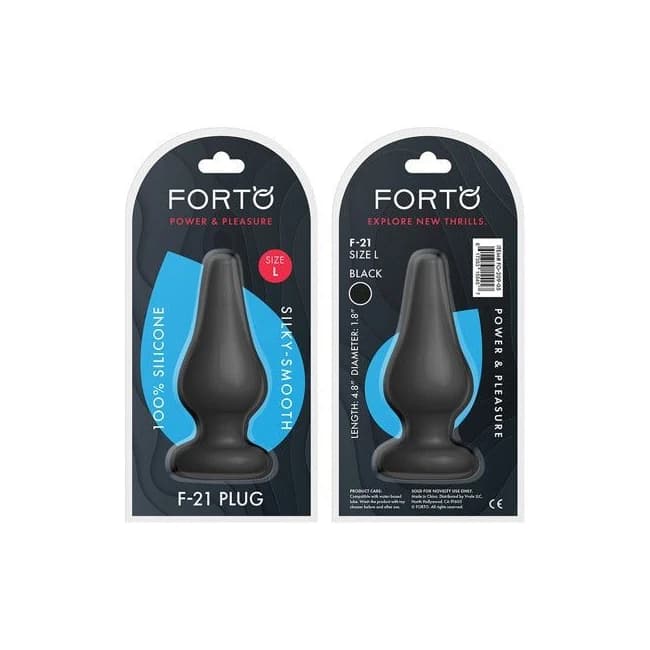 Forto F-21 Plug - Large Black - Image 1