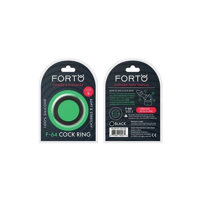 Forto F-64 C-ring Wide Black - Image 1