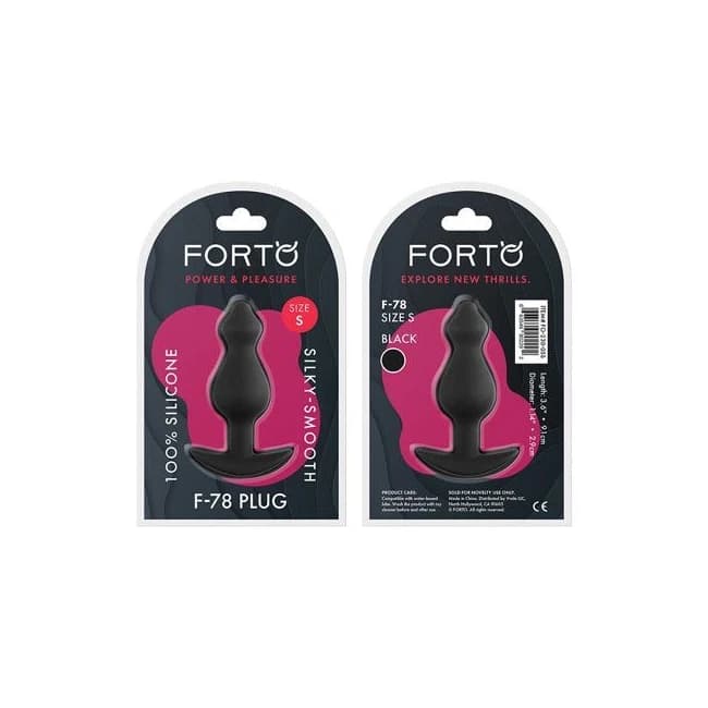 Forto F-78 Pointee Plug Black Small - Image 1