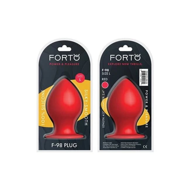 Forto F-98 Plug - Large Red - Image 1