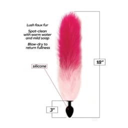 Foxy Tail Silicone Butt Plug, image 6