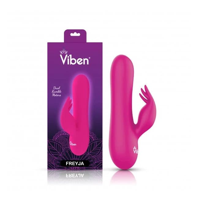 Freyja Hot Pink Intense Mini Rabbit Vibe - Image 1