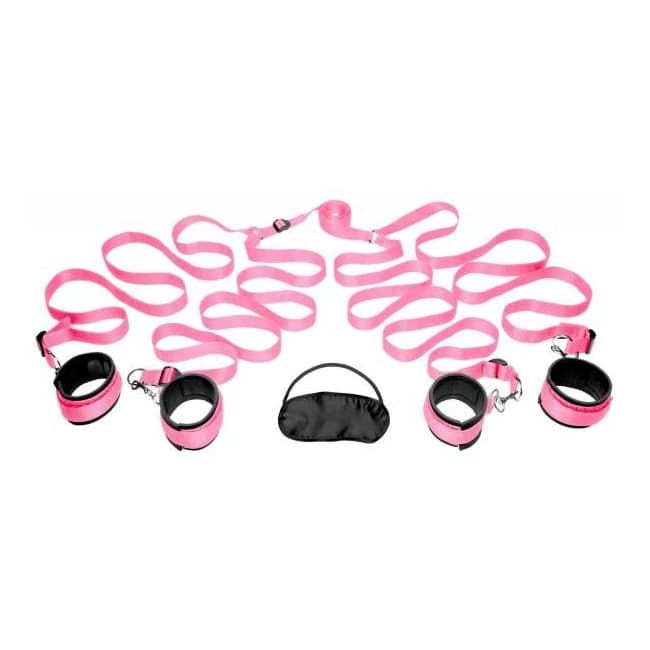 Frisky Pink Bedroom Restraint Kit - Image 1