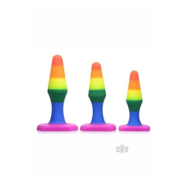 Frisky Rainbow Silicone Anal Trainer Set - Image 1