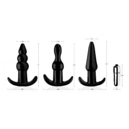 Frisky Thrill Trio Anal Plug Set, image 4