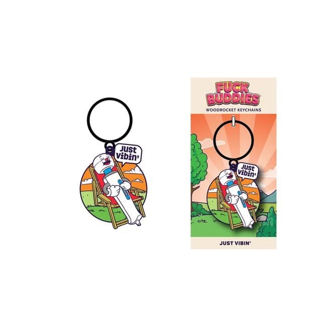 Fuck Buddies Just Vibin Keychain - Image 1