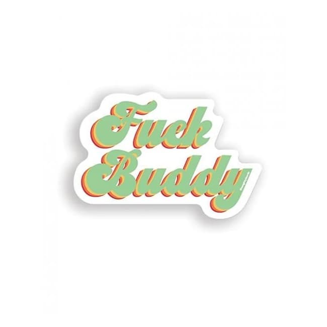 Fuck Buddy Naughty Sticker - Pack of 3 - Image 1