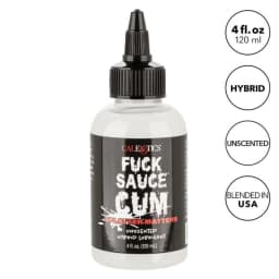 Fuck Sauce Cum Hybrid 4 oz Unscented Lube, image 3