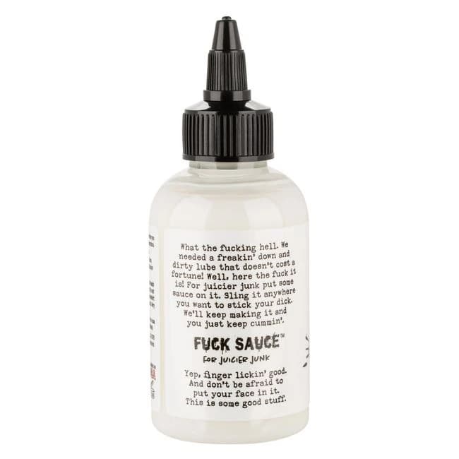 Fuck Sauce Cum Scented 4 Oz Lube - Image 4