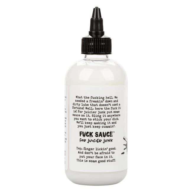 Fuck Sauce Cum Scented Lube 8oz - Image 2