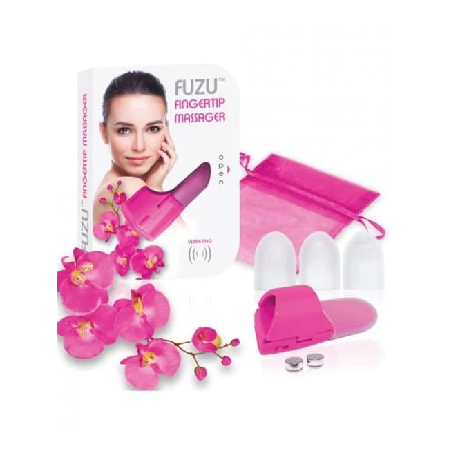 Fuzu Fingertip Massager Neon Pink - Image 1