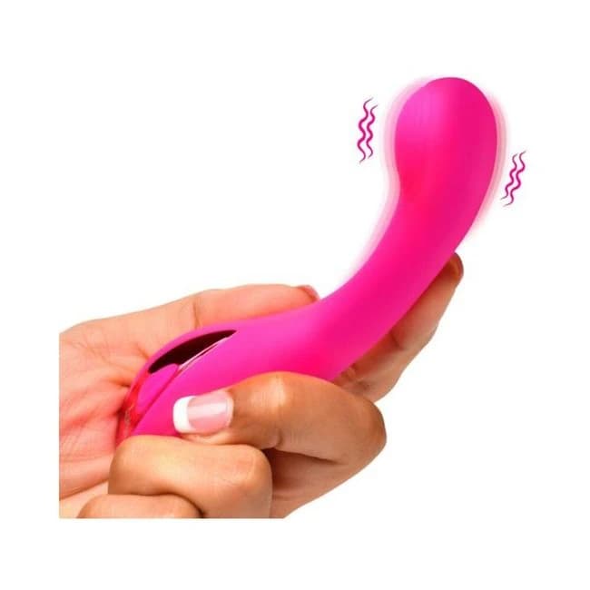 G-spot Silicone Vibrator - Pink - Image 1