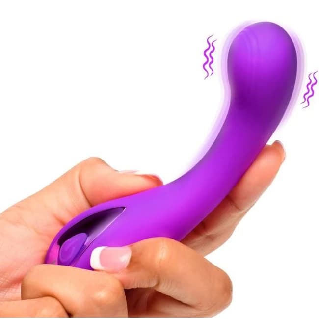 G-spot Silicone Vibrator Purple - Image 1