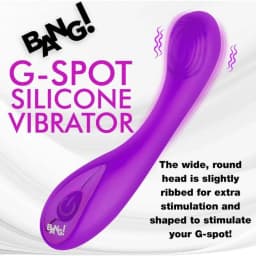G-Spot Silicone Vibrator Purple, image 2