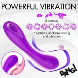 G-Spot Silicone Vibrator Purple, image 3
