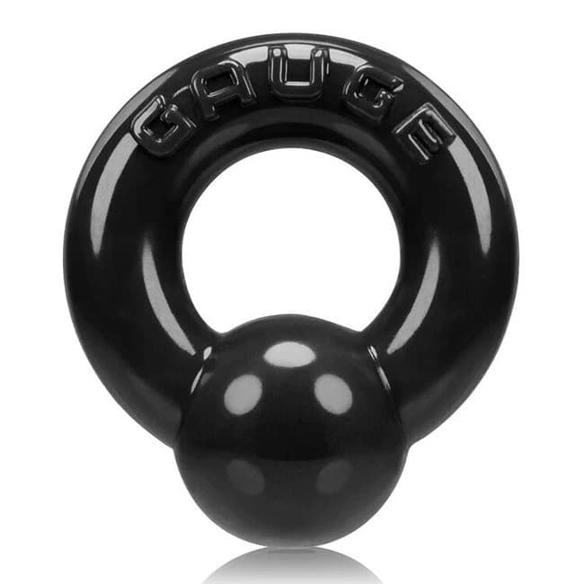 GAUGE COCKRING OXBALLS BLACK (NET)  - Image 1