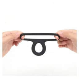 Gavin Black Liquid Silicone C-Ring, image 4