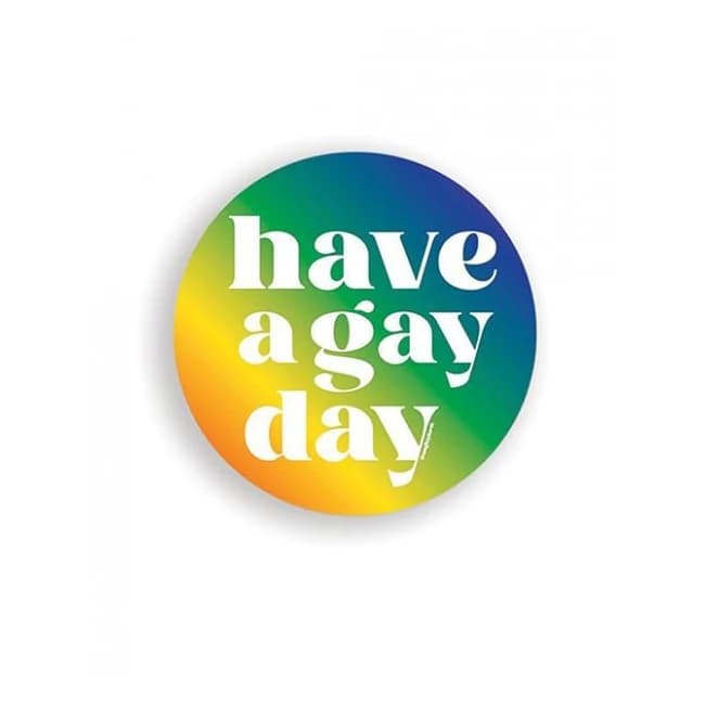 Gay Day Naughty Sticker - Pack of 3 - Image 1