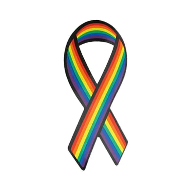 Gaysentials Pride Ribbon Magnet - Image 1