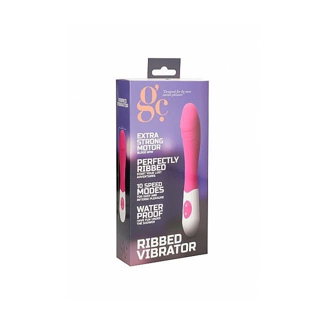 Gc Ribbed Vibrator Pink - Image 1