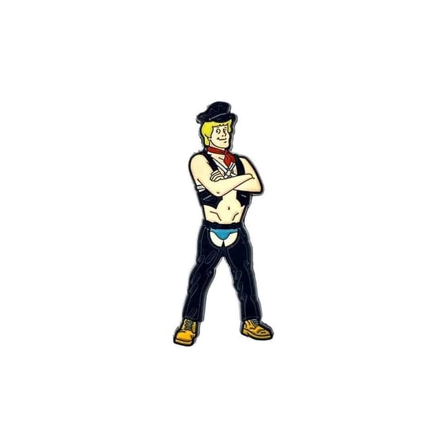 Geeky & Kinky Sir Blonde Guy Enamel Pin - Image 1