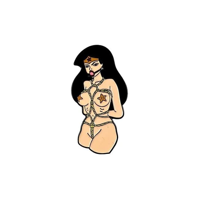 Geeky & Kinky the Amazon Enamel Pin - Image 1