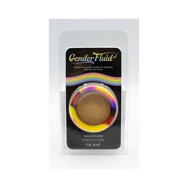 Gender Fluid Squeezer Tension Ring Tie-dye - Image 1
